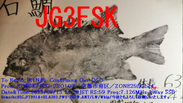 hQSL+eQSL: JG3FSK (京都市南区)