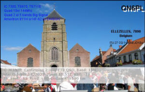 投稿についてもっと詳しく eQSL: ON6PL (Belgium)